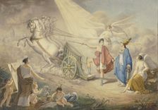 Allegory of the Confederation of the Rhine..., early 19th century. Creator: Charles Johannot