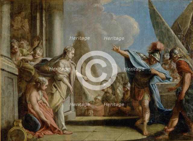 Allegory of the conquest of Taurida, c. 1785. Artist: Torelli, Stefano (1712-1784)