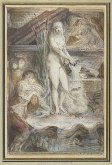 Allegory of the death of Voltaire, 1778-1780. Creator: Gabriel de Saint-Aubin