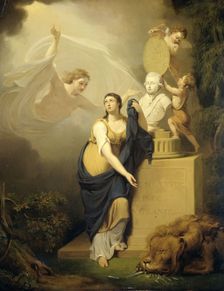 Allegory of the Death of William V, Prince of Orange, 1806. Creator: Nicolaas Pieneman