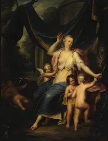 Allegory of the Eyesight and the Sense of Touch, 1733. Creator: Balthasar Beschey