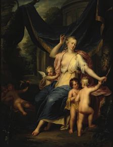 Allegory of the Eyesight and the Sense of Touch, 1733. Creator: Balthasar Beschey