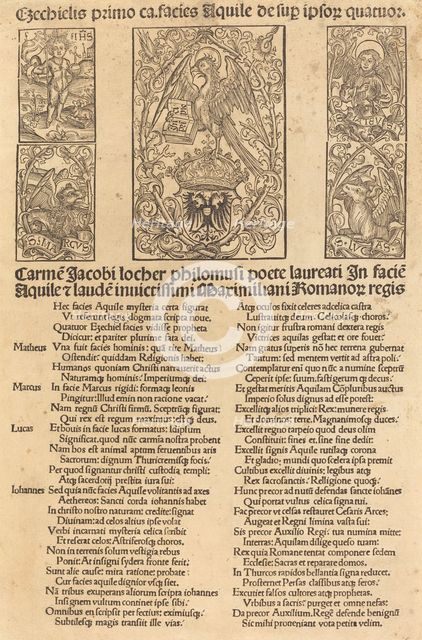 Allegory of the Eagle and Emperor Maximilian I, 1497. Creator: Unknown.