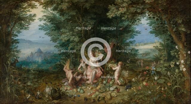 Allegory of the Earth, c1610. Creator: Brueghel, Jan, the Elder (1568-1625).