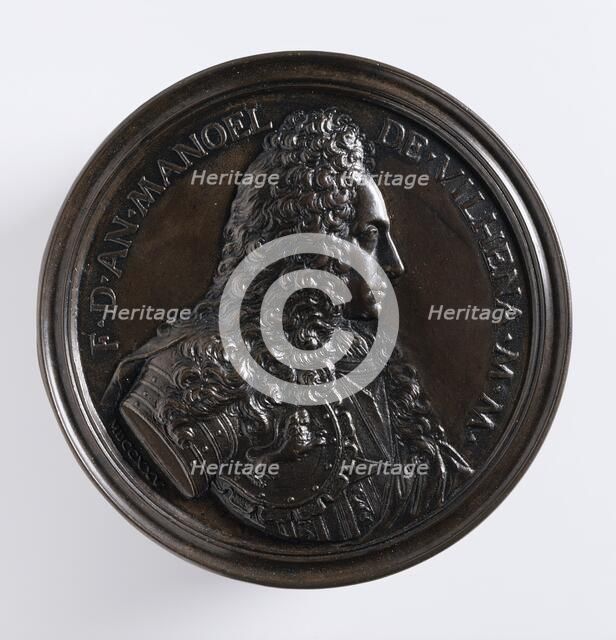 Allegory of the Establishment of Fort Manoel, Valletta (image 1 of 2), c.1725. Creator: Massimiliano Soldani.