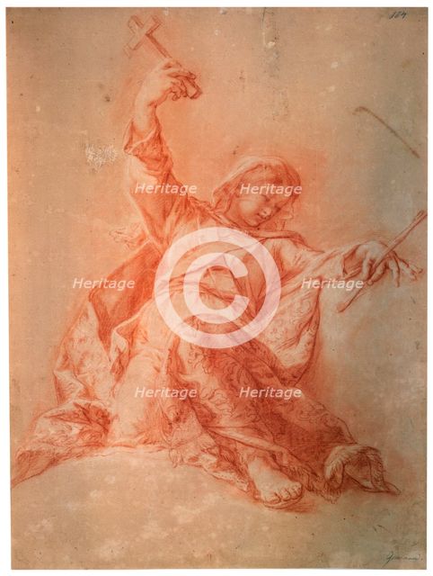 'Allegory of the Faith', 18th century. Artist: Jacopo Guarana