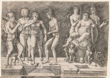 Allegory of the Fall of Ignorant Humanity, c. 1500-1505. Creator: Giovanni Antonio da Brescia (Italian)