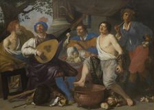 Allegory of the Five Senses, c1632. Creator: Theodoor Rombouts