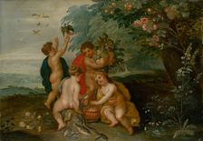 Allegory of the Four Elements, around 1610. Creators: Jan Brueghel the Elder, Hendrick van Balen I