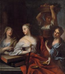 Allegory of the Four Estates, 1734. Creator: Georg Engelhard Schroder