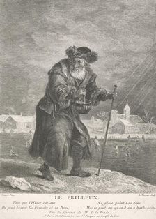 Allegory of the four seasons: Winter, 1749-1797. Creator: Jean-Charles Levasseur