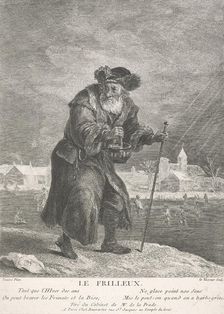 Allegory of the four seasons: Winter, 1749-1797. Creator: Jean-Charles Levasseur