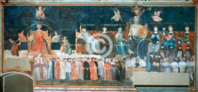 'Allegory of the Good Government', 1338-1340. Artist: Ambrogio Lorenzetti