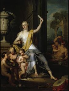 Allegory of the Hearing, the Taste and the Smell, 1733. Creator: Balthasar Beschey