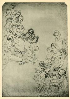 Allegory of the Liberal Arts: Logic and Grammar early 15th century, (1943). Creator: Stefano da Verona