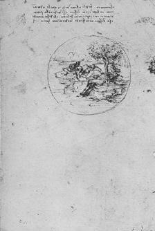 Allegory of the Lizard Symbolizing Truth c1480 (1945). Artist: Leonardo da Vinci