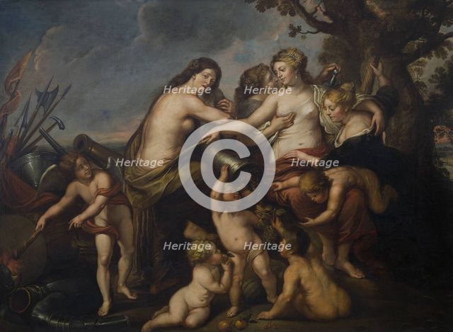 Allegory of the Peace and Happiness of the State, Second Half of the 17th cen.. Creator: Jordaens, Jacob (1593-1678).