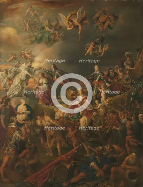 Allegory of the Peace under Stadholder Willem II, 1650. Creator: Adriaen van Nieulandt.
