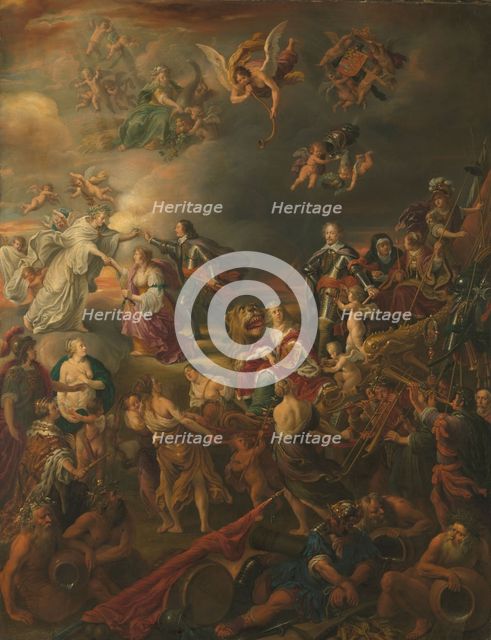 Allegory of the Peace under Stadholder Willem II, 1650. Creator: Adriaen van Nieulandt.