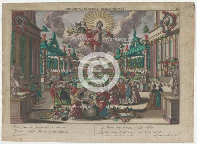 Allegory of the planet Venus, 1742-1801. Creator: Georg Balthasar Probst.