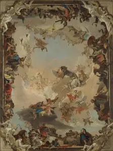 Allegory of the Planets and Continents, 1752. Creator: Giovanni Battista Tiepolo