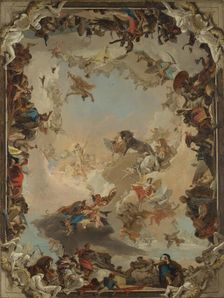 Allegory of the Planets and Continents, 1752. Creator: Giovanni Battista Tiepolo