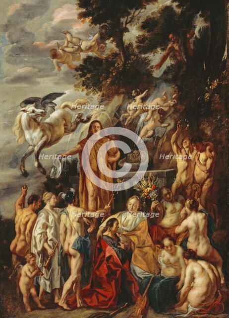 Allegory of the Poet, c1660. Creator: Jacob Jordaens.