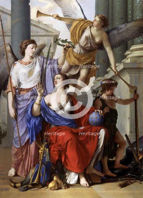 Allegory of the Regency of Anne of Austria. Artist: La Hyre, Laurent, de (1606-1656)