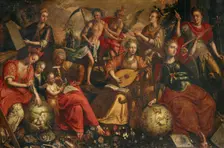 Allegory of the Seven Liberal Arts, Second half of the16th cen.. Creator: Vos, Maerten, de (1532-1603)