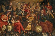 Allegory of the Seven Liberal Arts, Second half of the16th cen.. Creator: Vos, Maerten, de (1532-1603)
