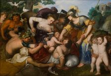 Allegory of the Temptations of Youth. Creator: Otto Van Veen