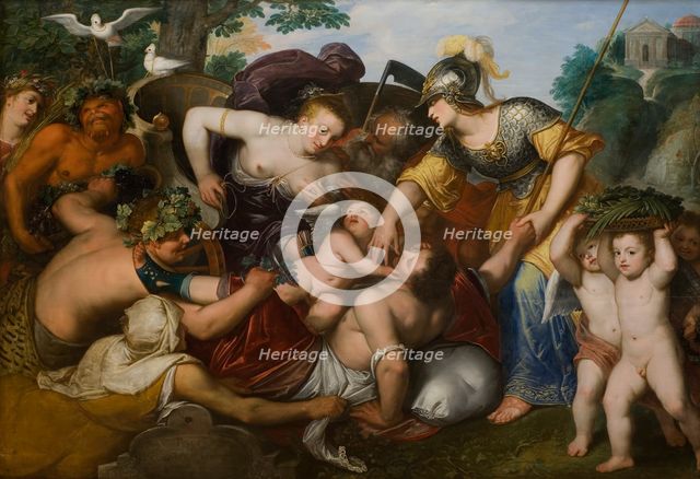 Allegory of the Temptations of Youth. Creator: Otto Van Veen.