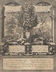 Allegory of the Transitoriness of Life,.n.d. Creator: Jacob Matham