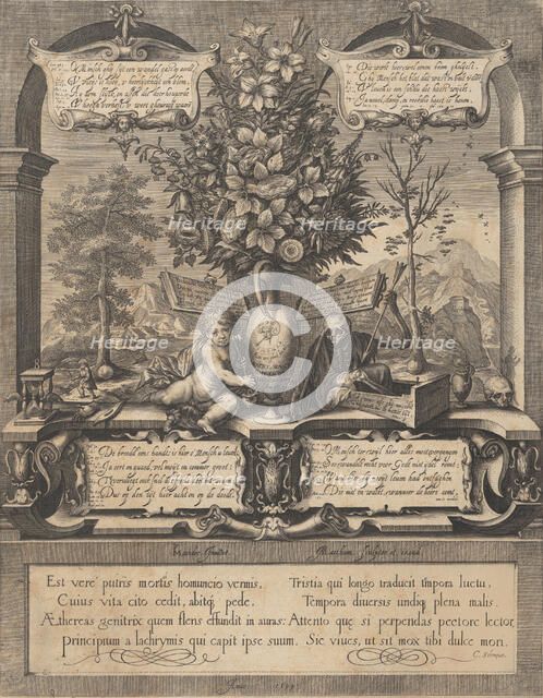 Allegory of the Transitoriness of Life,.n.d. Creator: Jacob Matham.