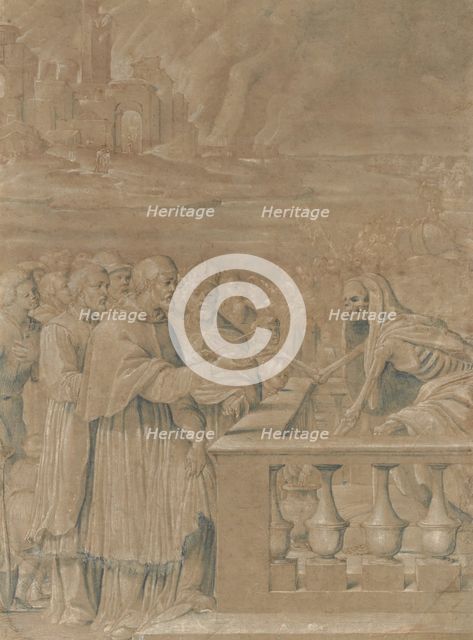 Allegory of the Triumph of Death over Church and State, ca. 1538-44. Creator: Girolamo da Treviso.