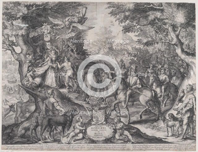 Allegory of the Triumph of the Netherlands over Spain, 1600. Creator: Jan Saenredam.
