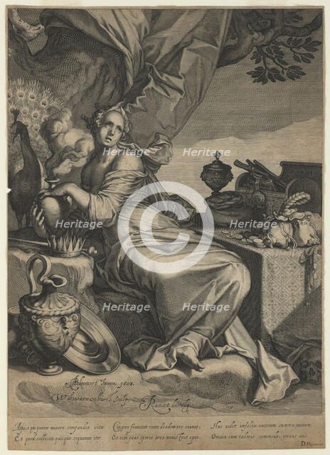 Allegory of the Vanity and Transitory Nature of Worldly Possessions, 1608. Artist: Swanenburgh, Willem van (1582-1616)