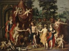 Allegory of the Virtuous Life, 1625. Creators: Hendrick van Balen I, Jan Brueghel the Younger