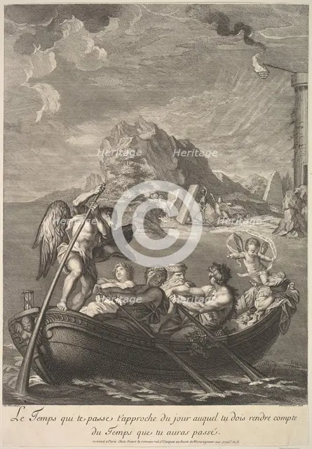 Allegory of Time, 1690-1733. Creator: Bernard Picart.