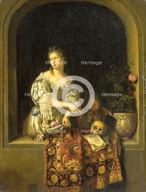 Allegory of Transience, 1670-1681. Creator: Willem van Mieris.