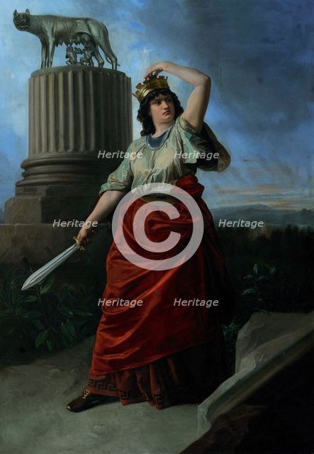 Allegory of Unification of Italy, 1888. Creator: Muzzi, Antonio (1815-1894).