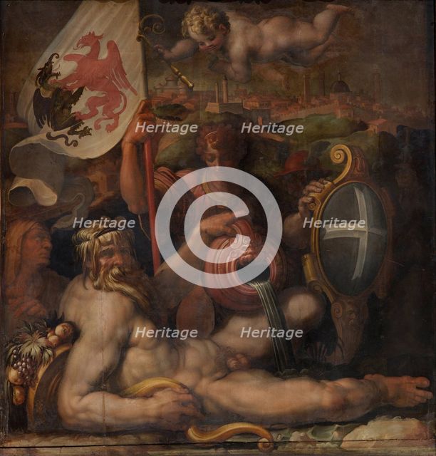 Allegory of Volterra, 1563-1565. Artist: Vasari, Giorgio (1511-1574)
