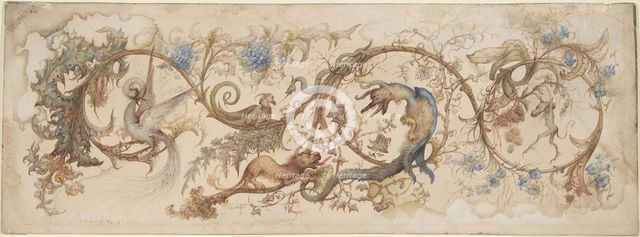 Allegory of Vices, 1840-98. Creator: Attributed to Gustave Moreau;Moreau, Gustave (attributed to);Moreau (Attributed to).