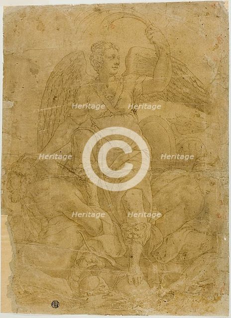 Allegory of Victory with Two Captives, n.d. Creator: Unknown.