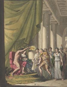 Allegory of Victory: Soldier Being Crowned by Laurels, ca. 1814. Creator: Franz von Hauslab