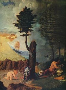 Allegory of Virtue and Vice 1505. Artist: Lorenzo Lotto