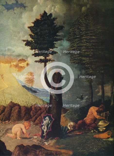 'Allegory of Virtue and Vice', 1505. Artist: Lorenzo Lotto.