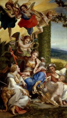 Allegory of Virtues, ca 1529. Creator: Correggio (1489-1534)