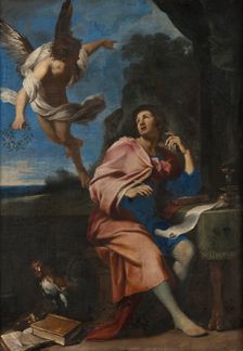 Allegory over Poetry, mid-17th century. Creator: Giovanni Francesco Romanelli