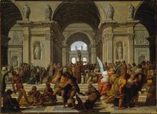 Allegory: People of the World Paying Homage to the Supreme Being, c1794. Creator: Jean-Jacques Forty